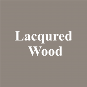 Lacquered wood